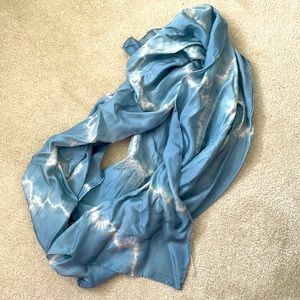 Eileen Fisher Shibori Hand-dyed Silk Scarf